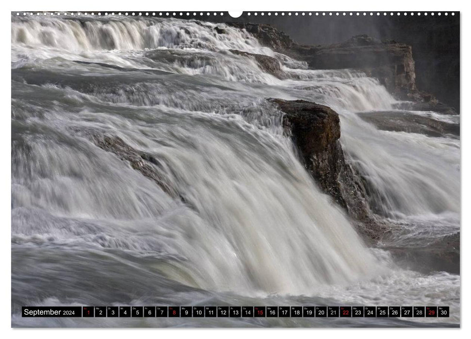 Waterfalls of Iceland (CALVENDO wall calendar 2024) 
