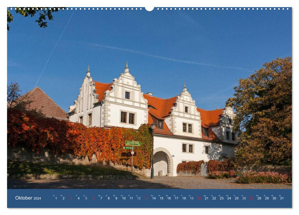 Sachsens Schlösser und Burgen (CALVENDO Wandkalender 2024)