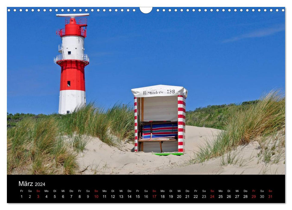 East Frisian Islands (CALVENDO wall calendar 2024) 