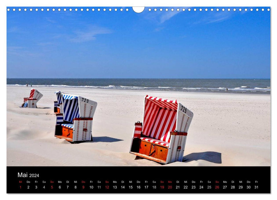 East Frisian Islands (CALVENDO wall calendar 2024) 