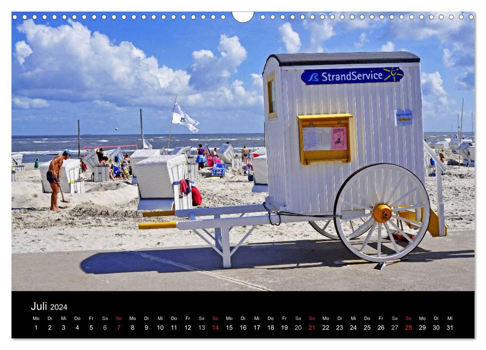 East Frisian Islands (CALVENDO wall calendar 2024) 