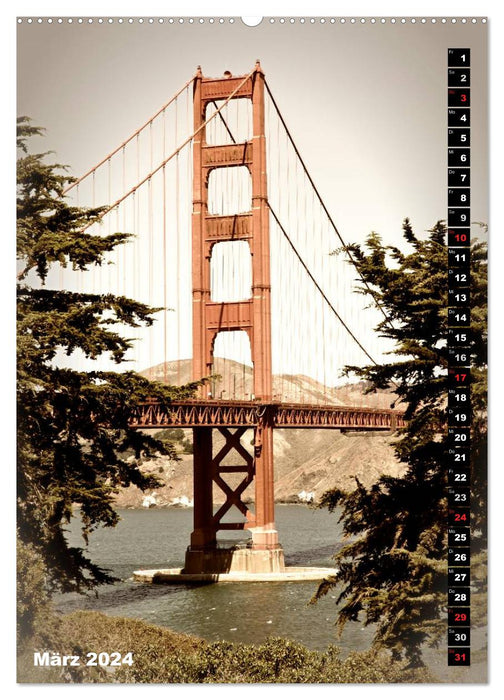 Wonderful travel destination... SAN FRANCISCO (CALVENDO wall calendar 2024) 