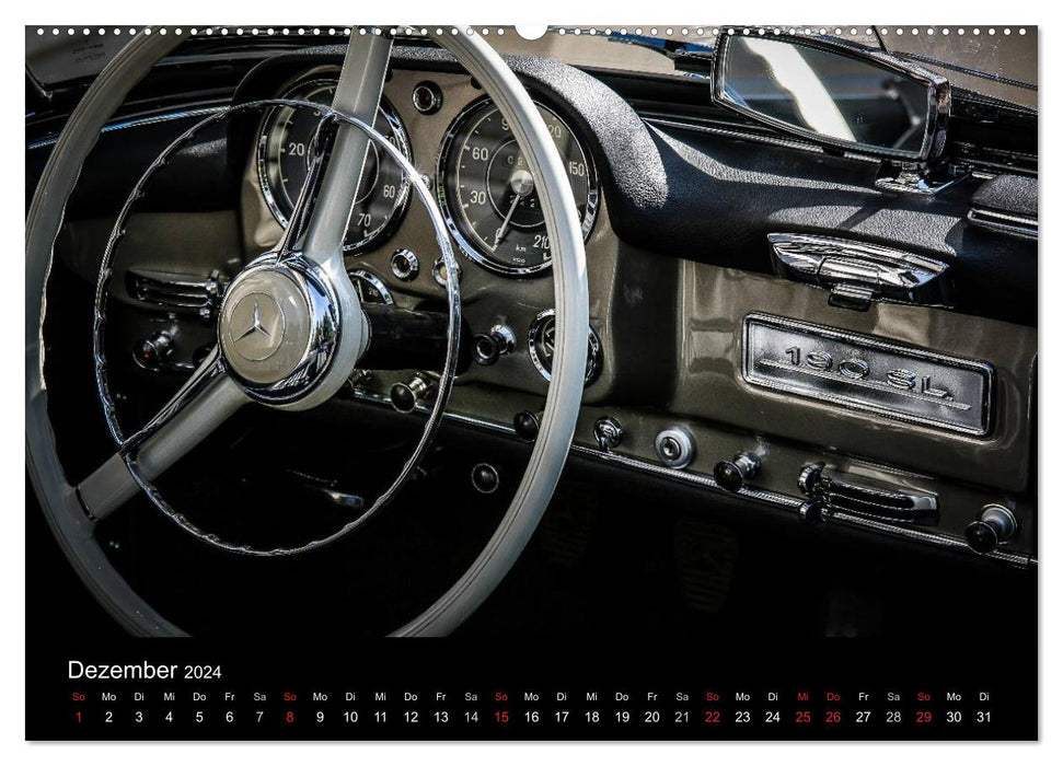 Classic car inside (CALVENDO Premium wall calendar 2024) 