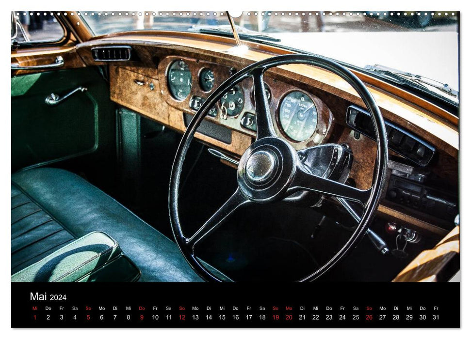 Classic car inside (CALVENDO Premium wall calendar 2024) 