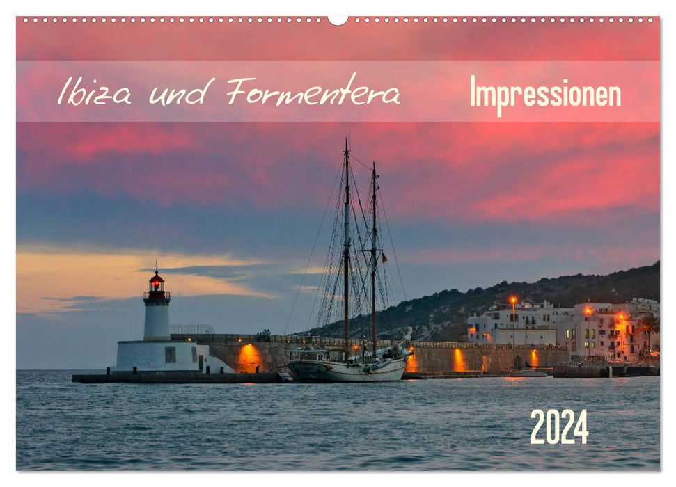 Ibiza and Formentera impressions (CALVENDO wall calendar 2024) 