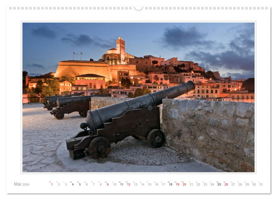Ibiza und Formentera Impressionen (CALVENDO Wandkalender 2024)