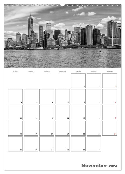 NEW YORK Skylines (CALVENDO wall calendar 2024) 