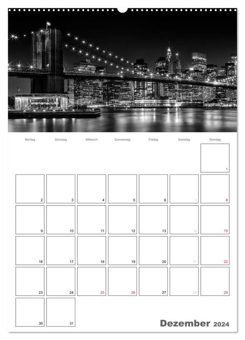 NEW YORK Skylines (CALVENDO wall calendar 2024) 