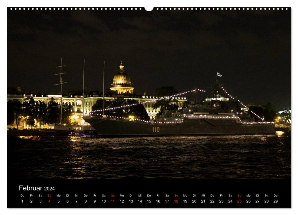 St. Petersburg (CALVENDO Premium Wandkalender 2024)