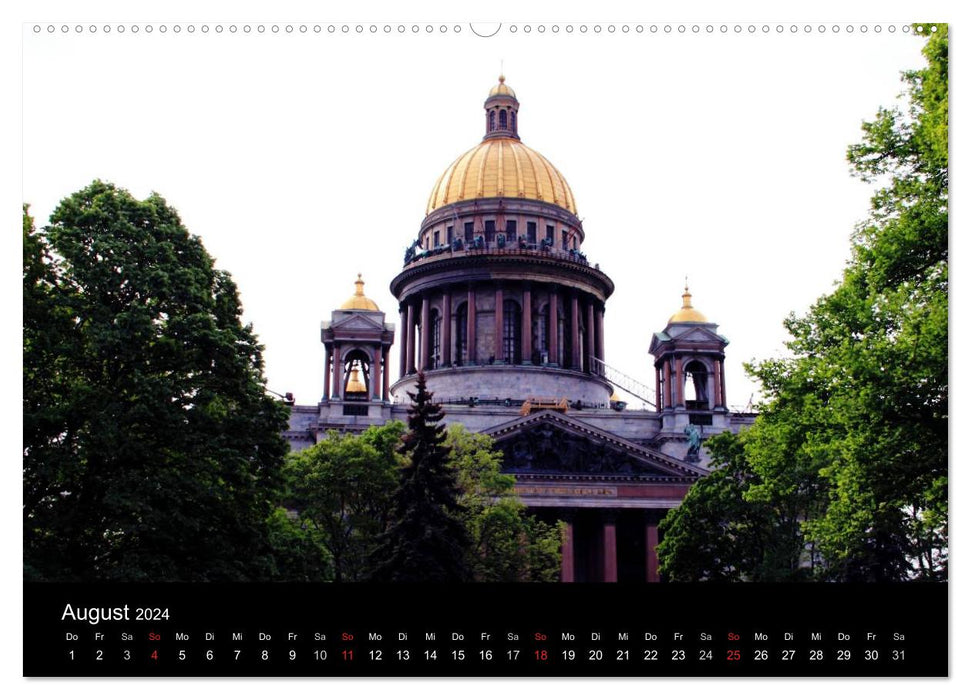 St. Petersburg (CALVENDO Premium Wandkalender 2024)