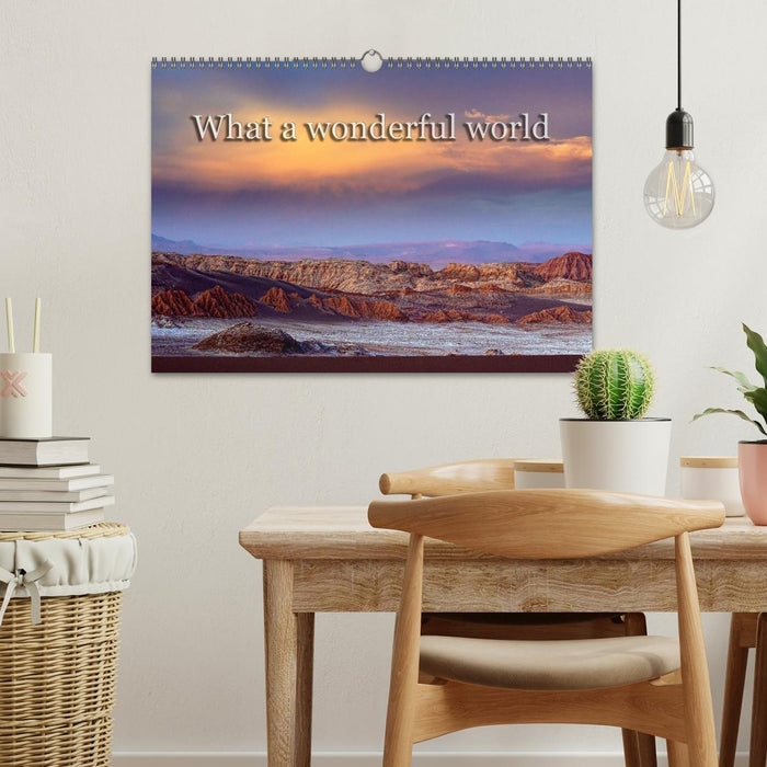 What a wonderful world (CALVENDO wall calendar 2024) 