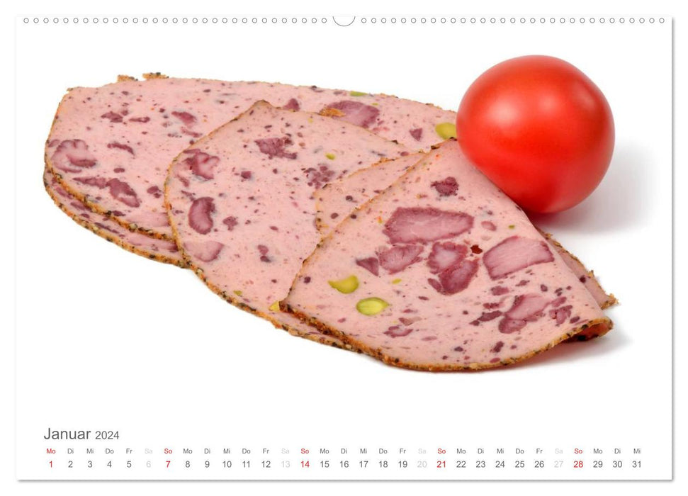Everything sausage (CALVENDO wall calendar 2024) 