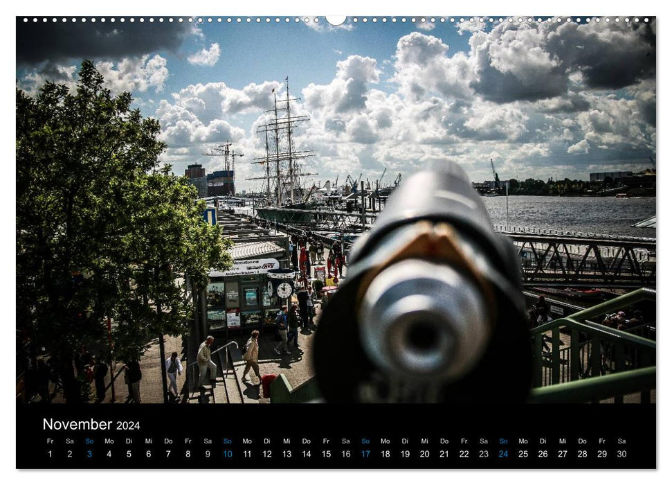 Hamburg (CALVENDO wall calendar 2024) 