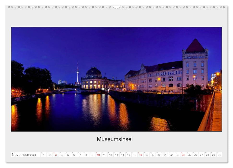 Berlin panoramic views 2024 (CALVENDO Premium wall calendar 2024) 