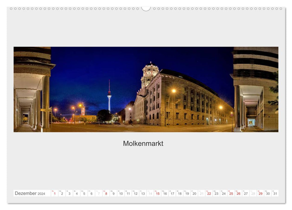 Berliner Panoramaansichten 2024 (CALVENDO Premium Wandkalender 2024)