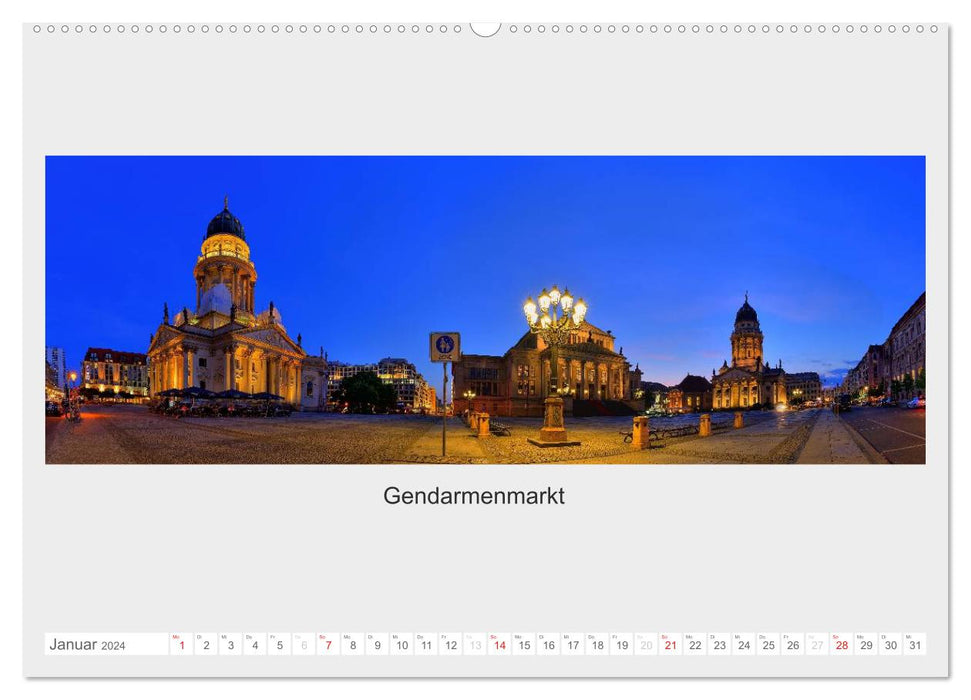 Berliner Panoramaansichten 2024 (CALVENDO Premium Wandkalender 2024)
