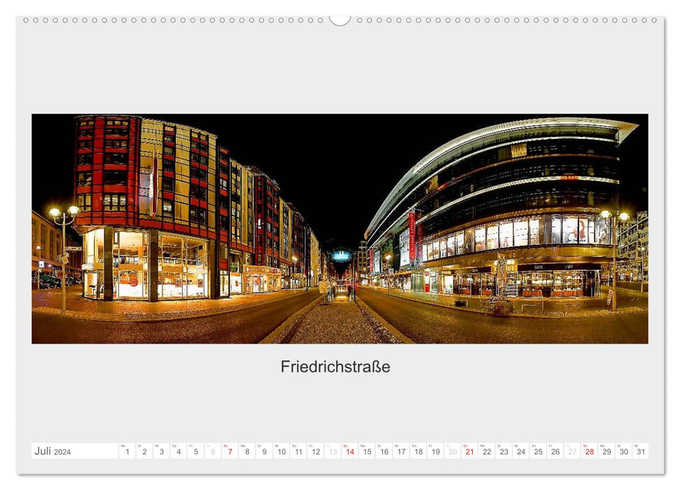 Berlin panoramic views 2024 (CALVENDO Premium wall calendar 2024) 
