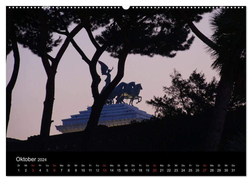 Vade mecum Romam - Go with me to Rome (CALVENDO Premium Wall Calendar 2024) 