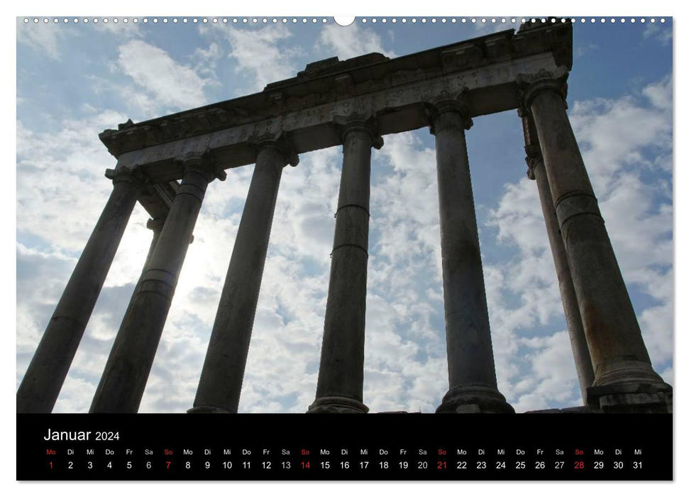 Vade mecum Romam - Go with me to Rome (CALVENDO Premium Wall Calendar 2024) 