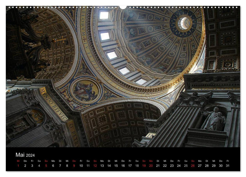 Vade mecum Romam - Go with me to Rome (CALVENDO Premium Wall Calendar 2024) 