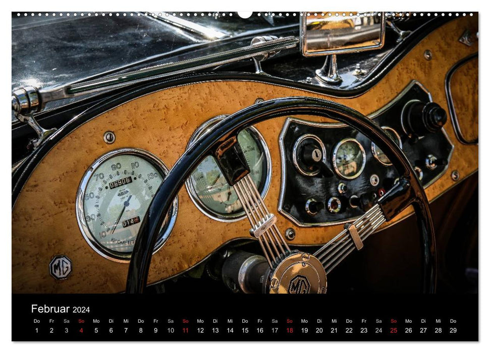 Classic car inside (CALVENDO wall calendar 2024) 