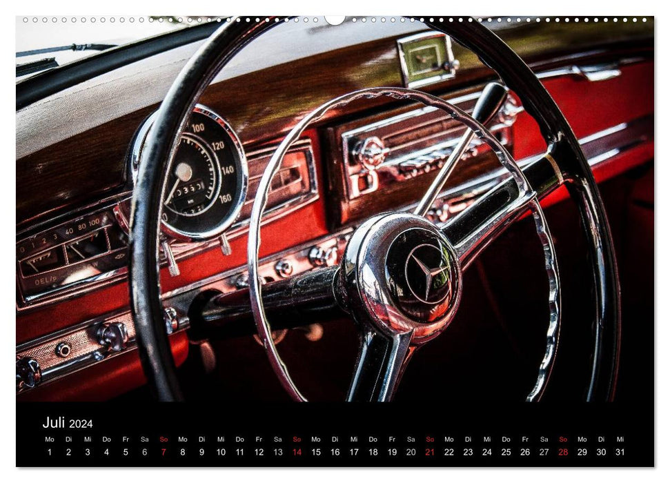 Classic car inside (CALVENDO wall calendar 2024) 