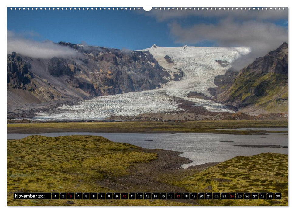 Iceland: birds, plants, landscapes (CALVENDO wall calendar 2024) 