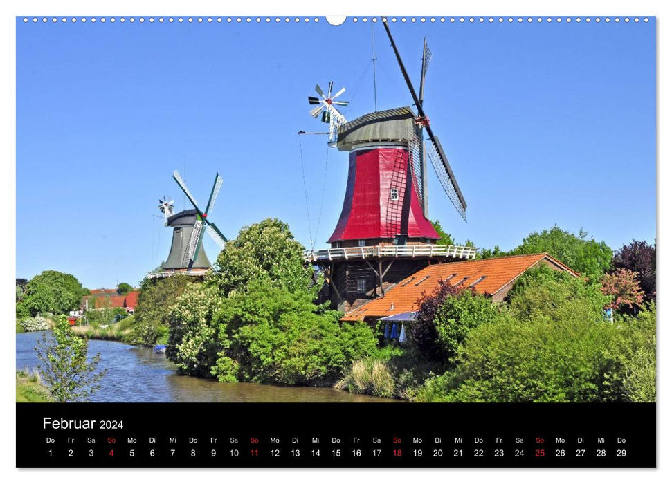 East Frisia (CALVENDO Premium Wall Calendar 2024) 