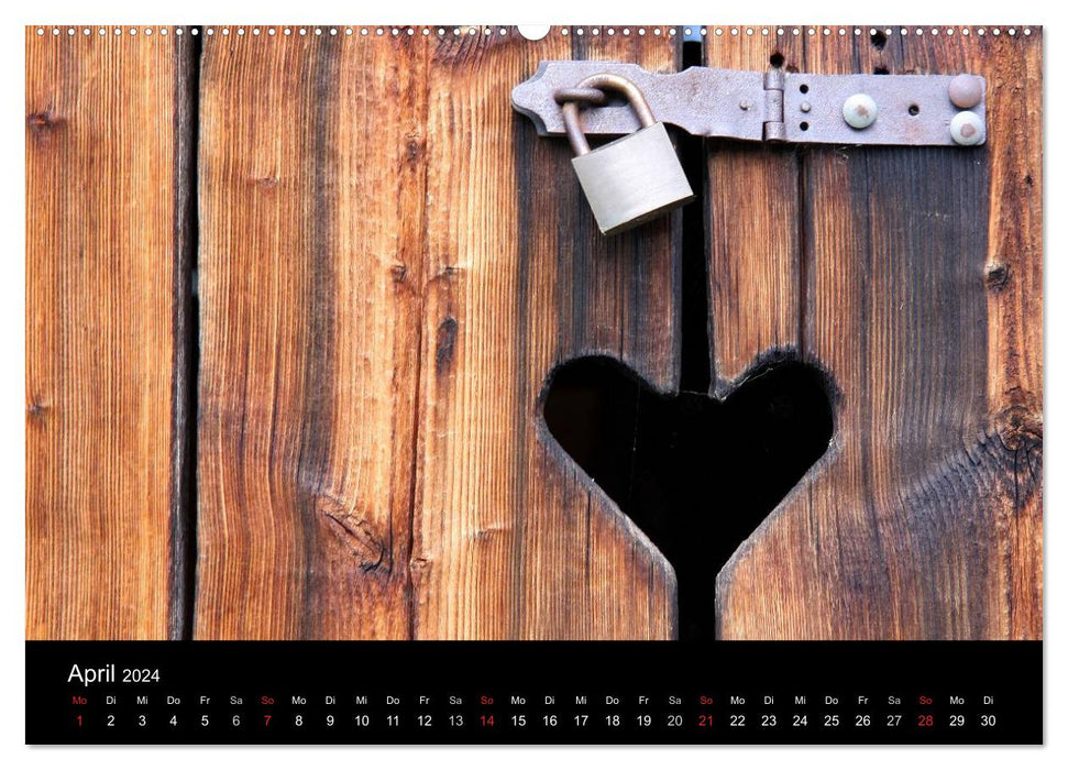 I love you... (CALVENDO Premium Wall Calendar 2024) 