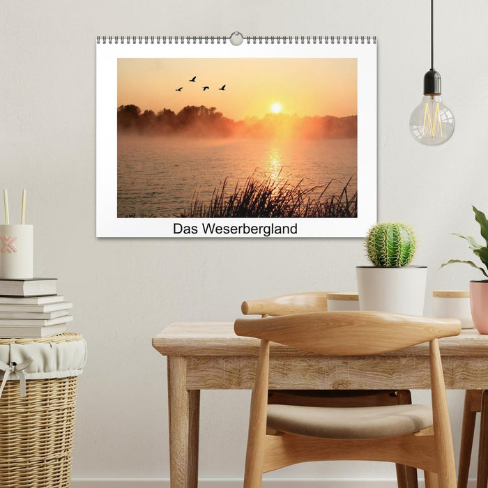 The Weserbergland (CALVENDO wall calendar 2024) 