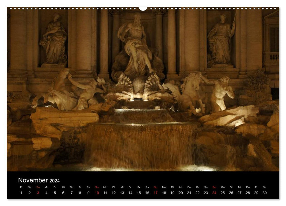 Vade mecum Romam - Viens avec moi à Rome (calendrier mural CALVENDO 2024) 