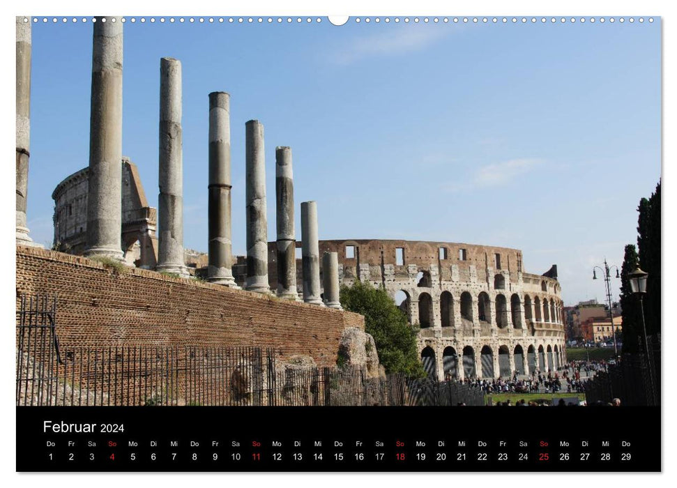 Vade mecum Romam - Viens avec moi à Rome (calendrier mural CALVENDO 2024) 