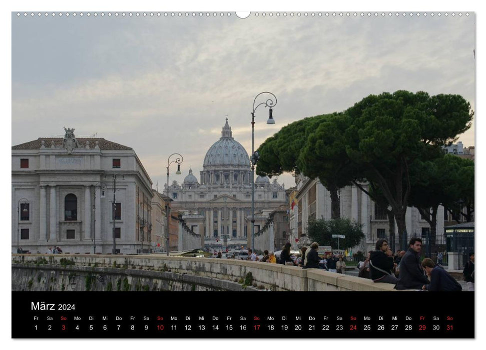 Vade mecum Romam - Viens avec moi à Rome (calendrier mural CALVENDO 2024) 