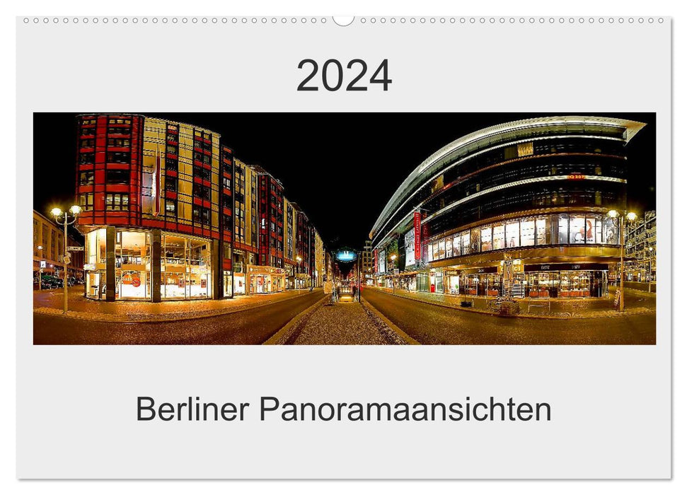 Vues panoramiques de Berlin 2024 (calendrier mural CALVENDO 2024) 