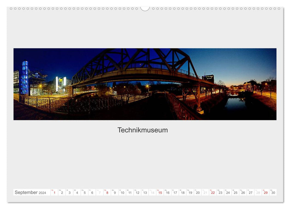 Berlin panoramic views 2024 (CALVENDO wall calendar 2024) 