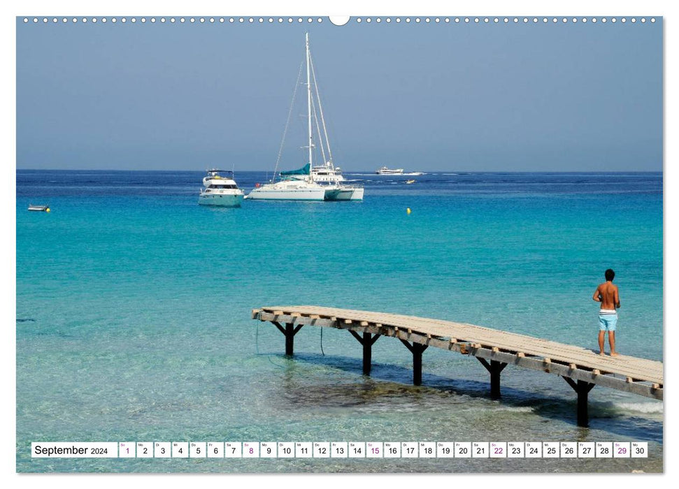 Ibiza und Formentera (CALVENDO Premium Wandkalender 2024)