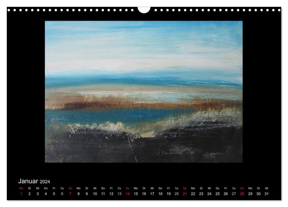 Kunstkalender von Michaela Nagel (CALVENDO Wandkalender 2024)