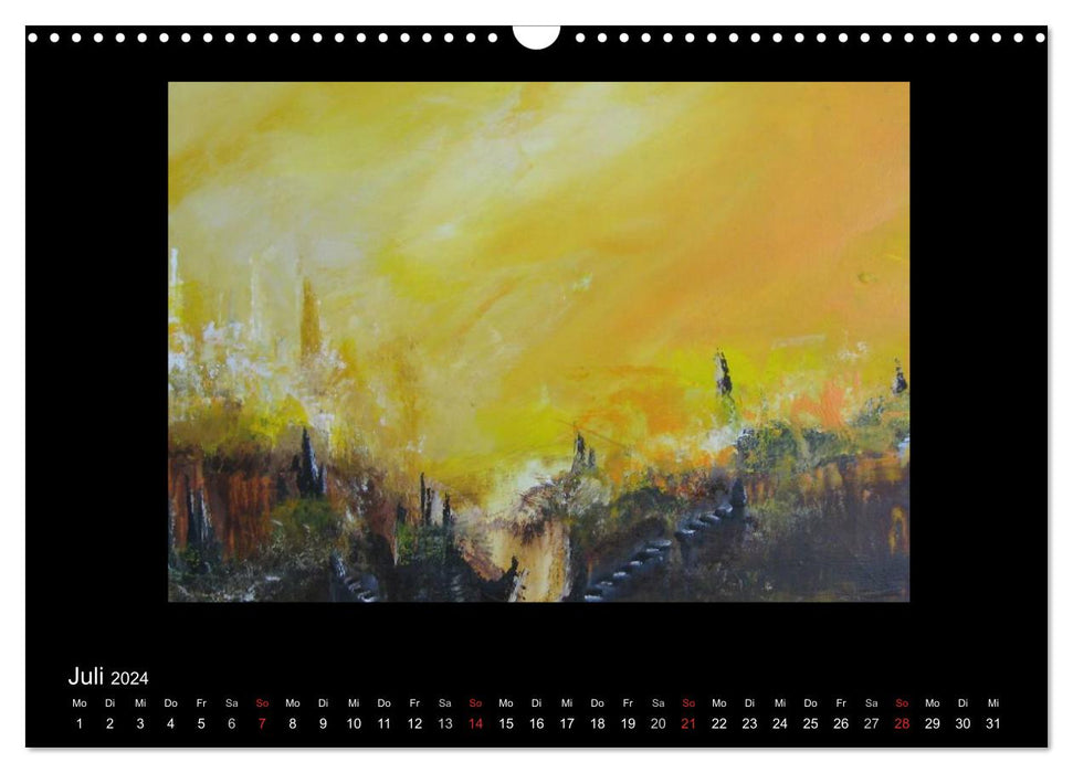 Art calendar by Michaela Nagel (CALVENDO wall calendar 2024) 