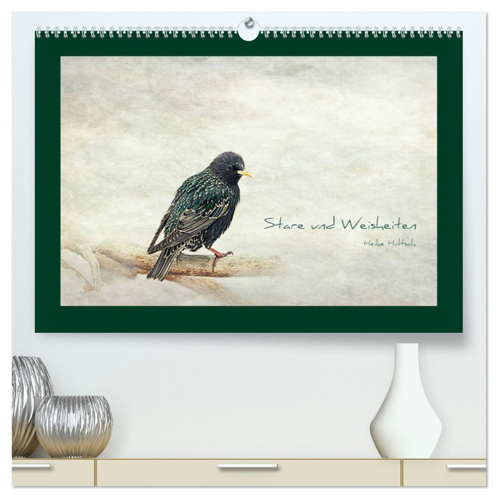 Starlings and Wisdom (CALVENDO Premium Wall Calendar 2024) 