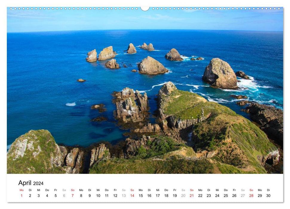 Traumhaftes Neuseeland (CALVENDO Premium Wandkalender 2024)