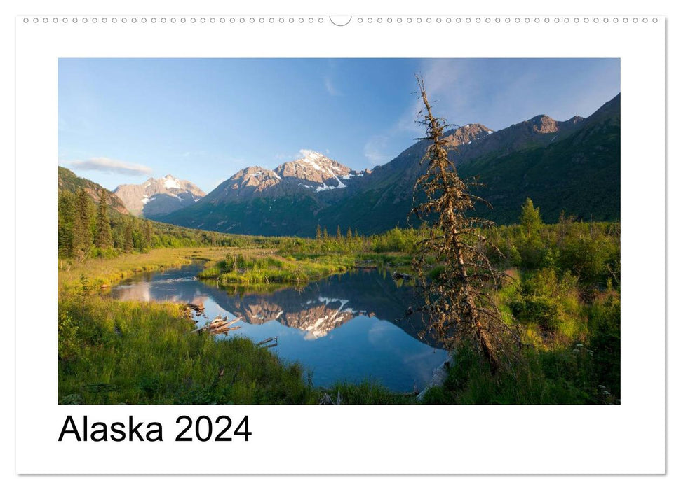 Alaska 2024 (Calendrier mural CALVENDO 2024) 