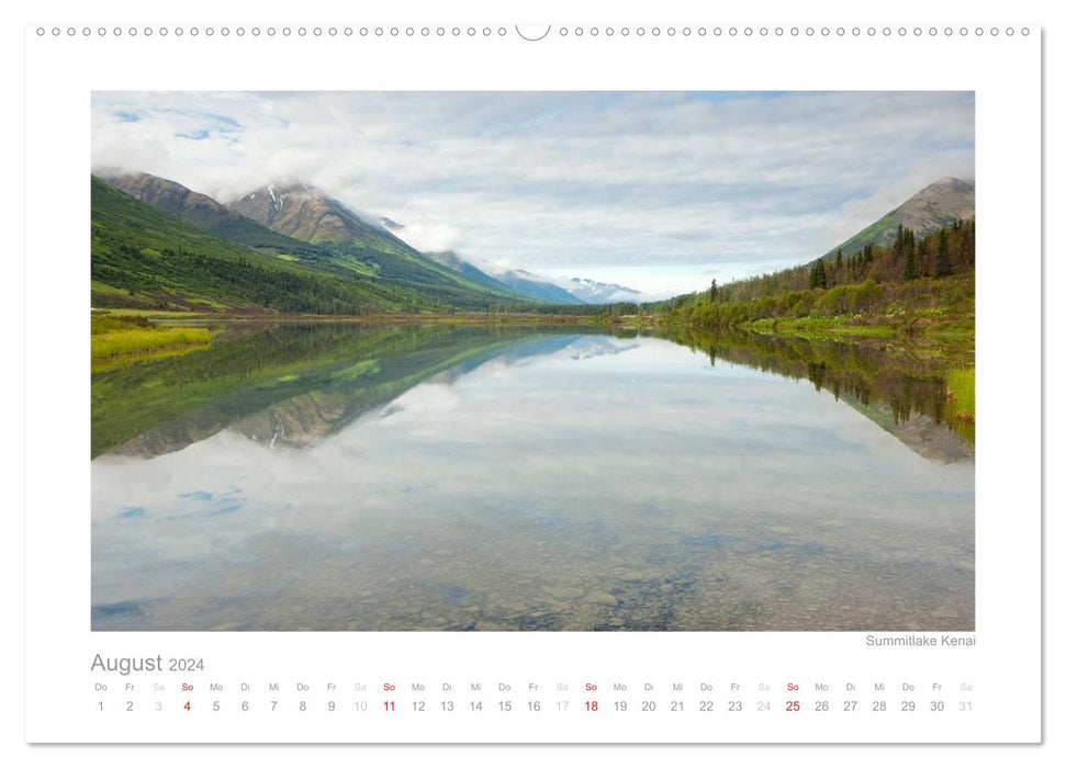 Alaska 2024 (Calendrier mural CALVENDO 2024) 