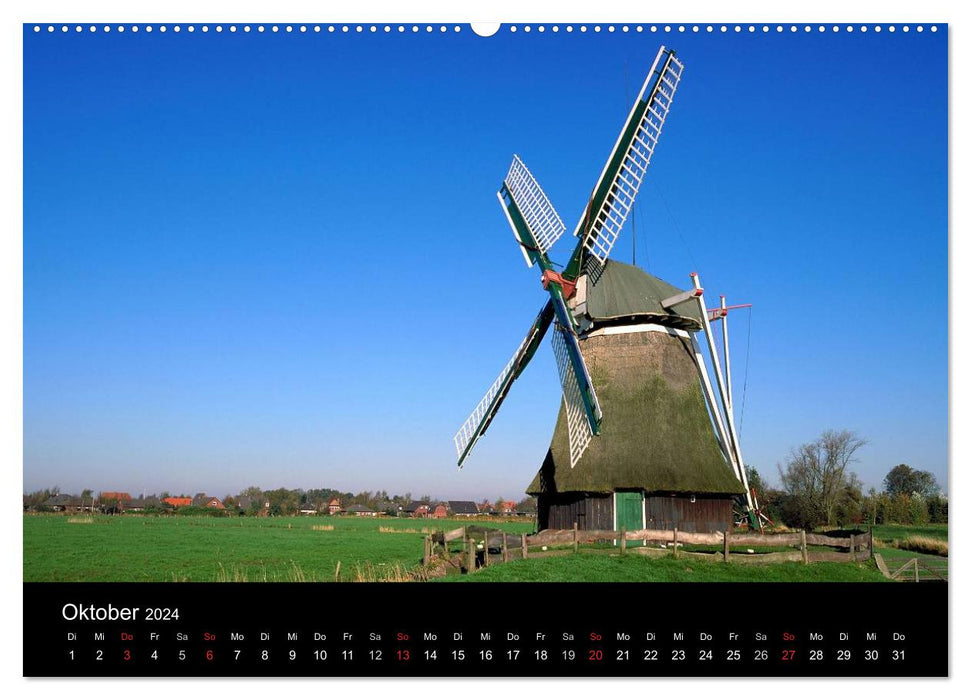 East Frisia (CALVENDO wall calendar 2024) 
