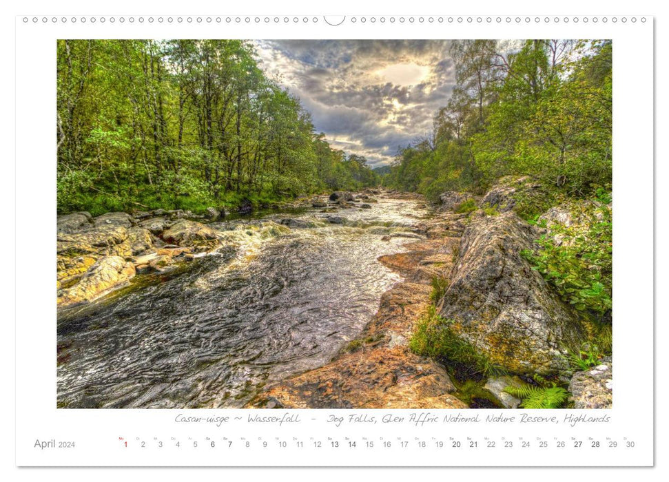 Envie d'Écosse (Calvendo Premium Wall Calendar 2024) 