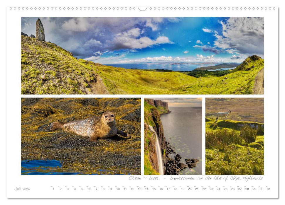 Envie d'Écosse (Calvendo Premium Wall Calendar 2024) 
