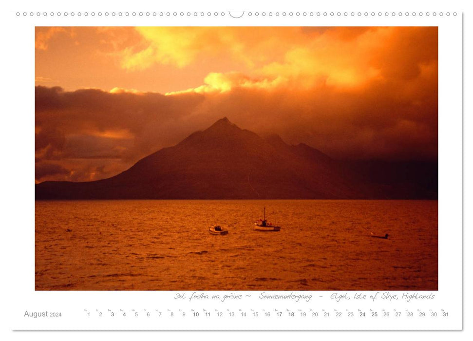 Sehnsucht Schottland (CALVENDO Premium Wandkalender 2024)