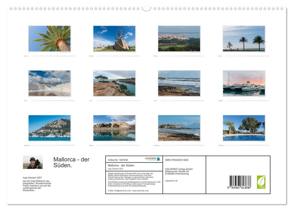 Emotionale Momente: Mallorca - der Süden. (CALVENDO Premium Wandkalender 2024)