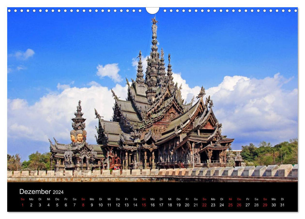 Belle Thaïlande (calendrier mural CALVENDO 2024) 