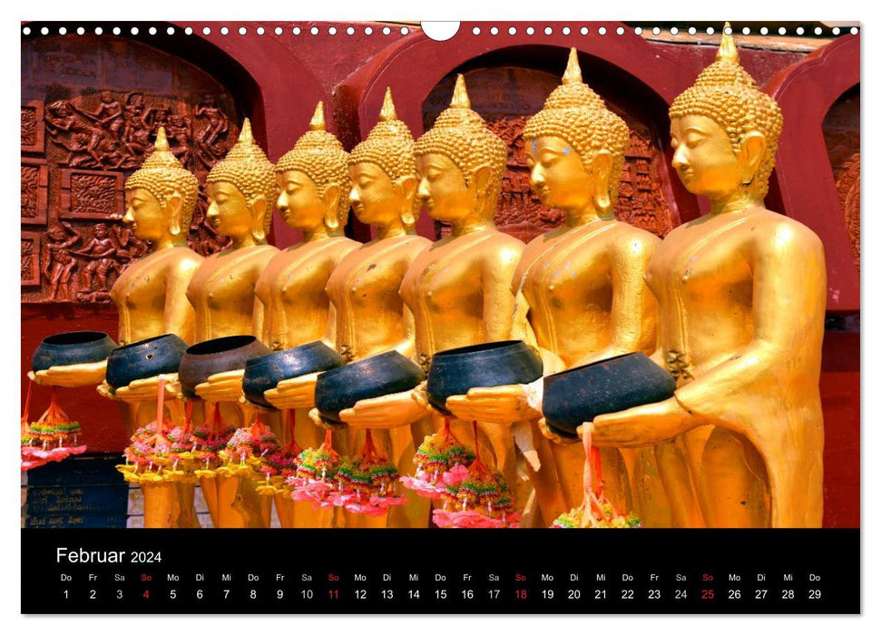 Belle Thaïlande (calendrier mural CALVENDO 2024) 