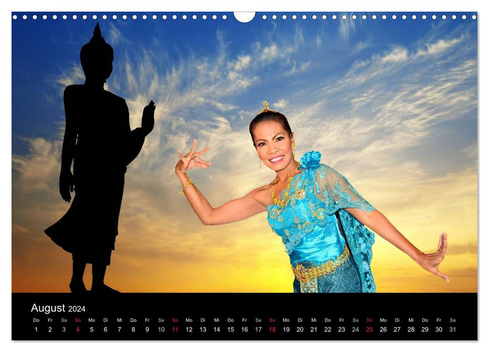 Belle Thaïlande (calendrier mural CALVENDO 2024) 